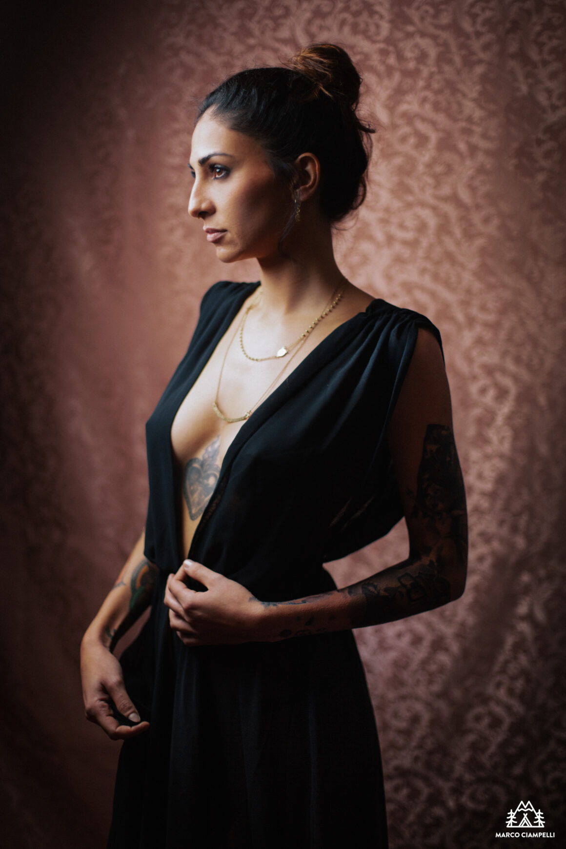 Lally tattoo model