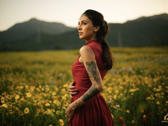 Lally tattoo model