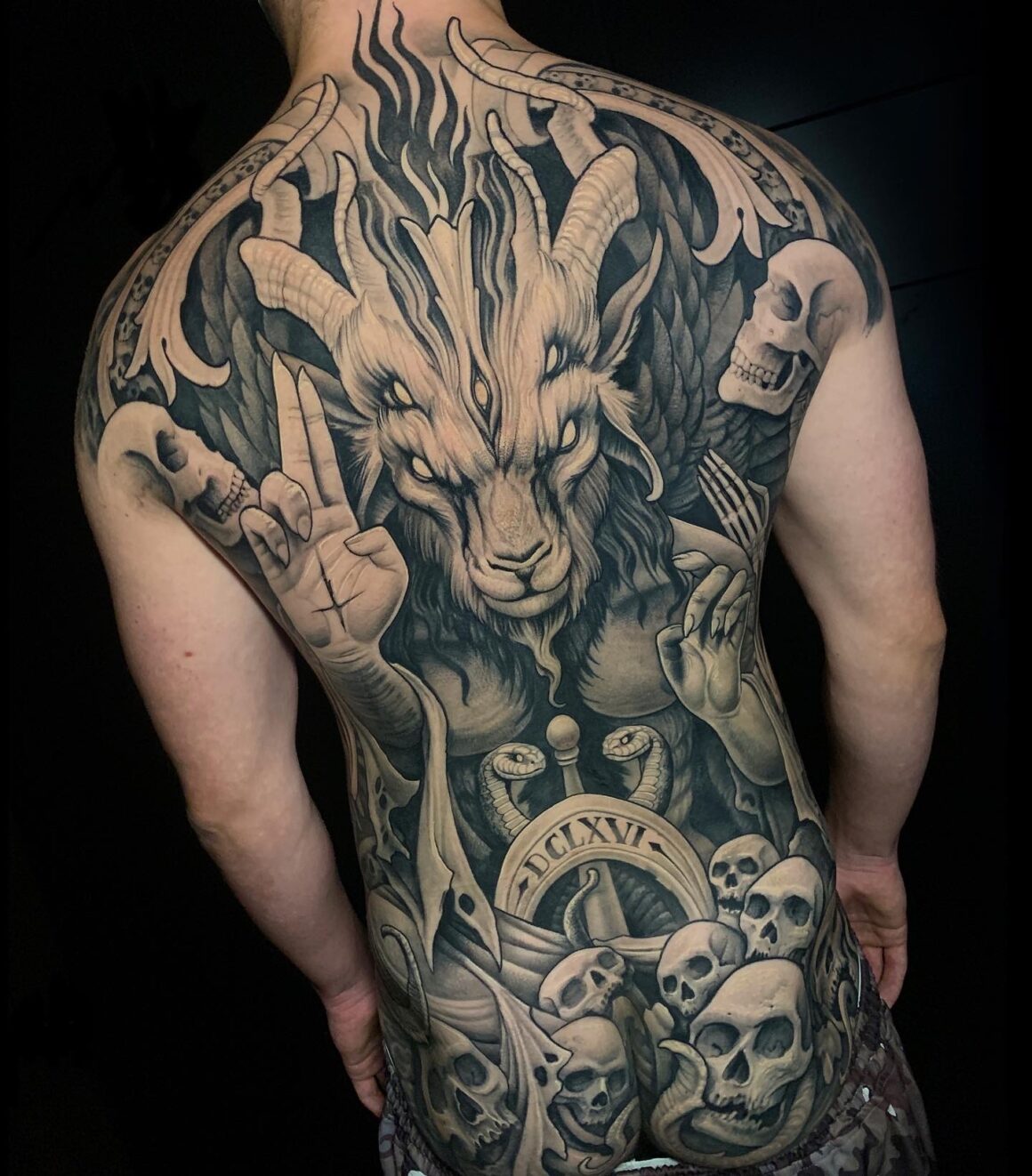 Julian Siebert, Corpsepainter Tattoo, Munich, Germany