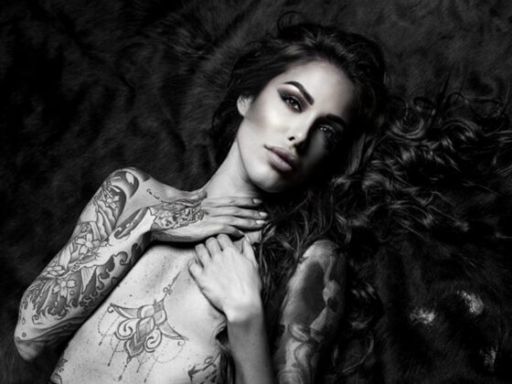 Arianna Piras, tattoo model