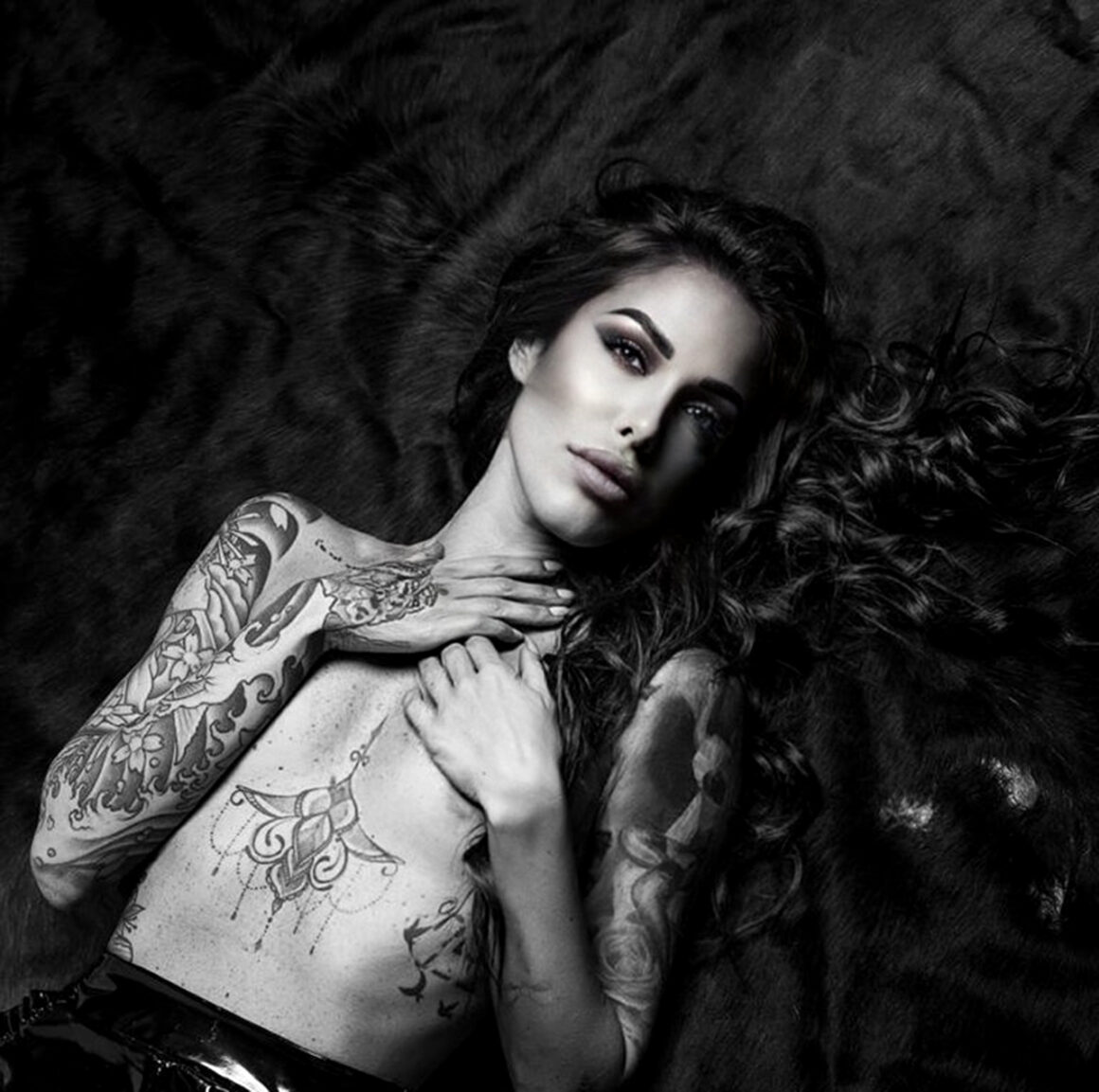 Arianna Piras, tattoo model