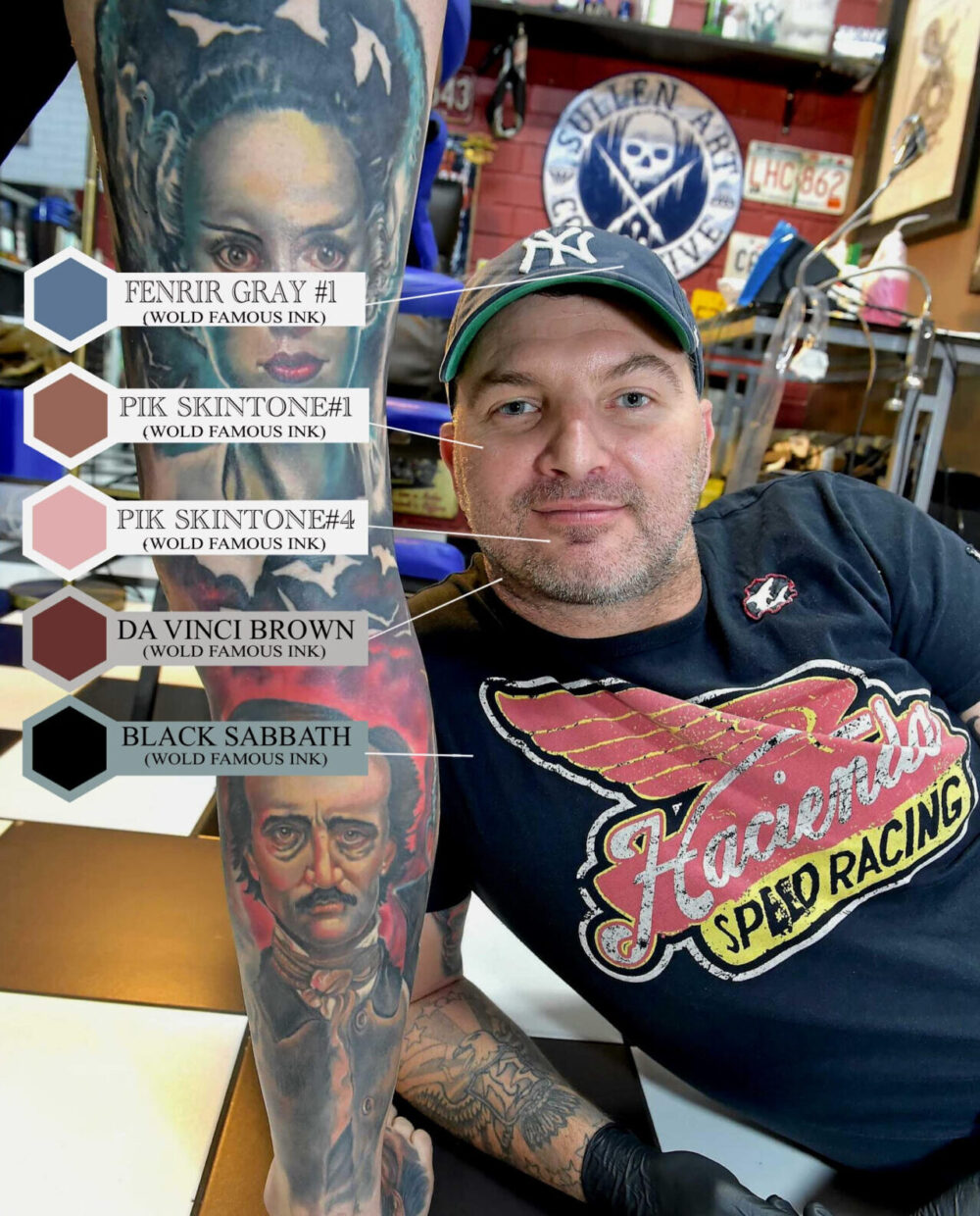 Damien Wickham, Ink Attack & The Black List Tattoo Sunshine Coast Australia, Las Vegas