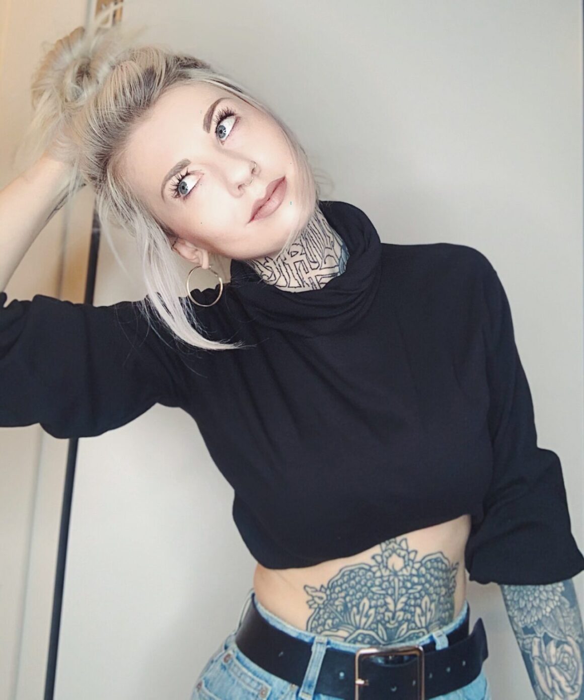 Jessica Svartvit, tattoo model