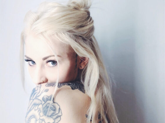 Jessica Svartvit, tattoo model