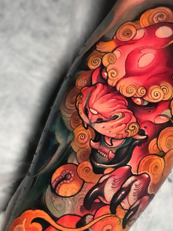 Oash, Old Boy Tattoo, Madrid, Spain