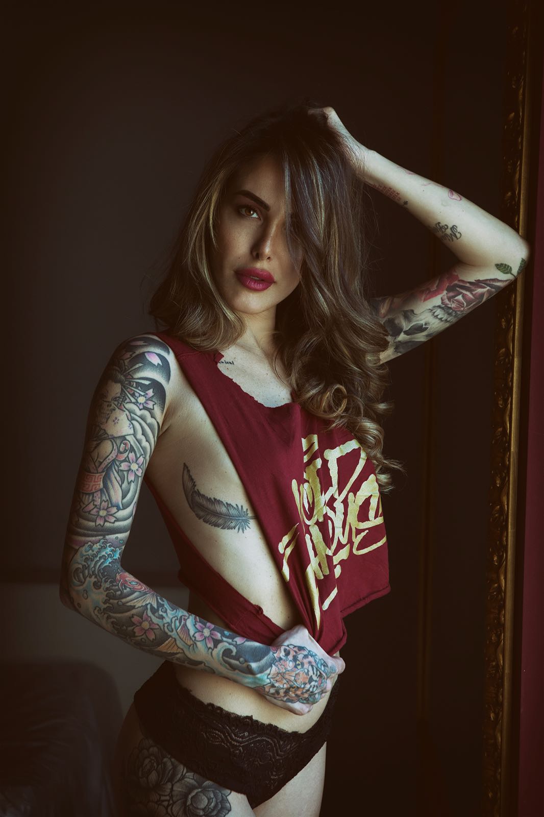 Arianna Piras, tattoo model