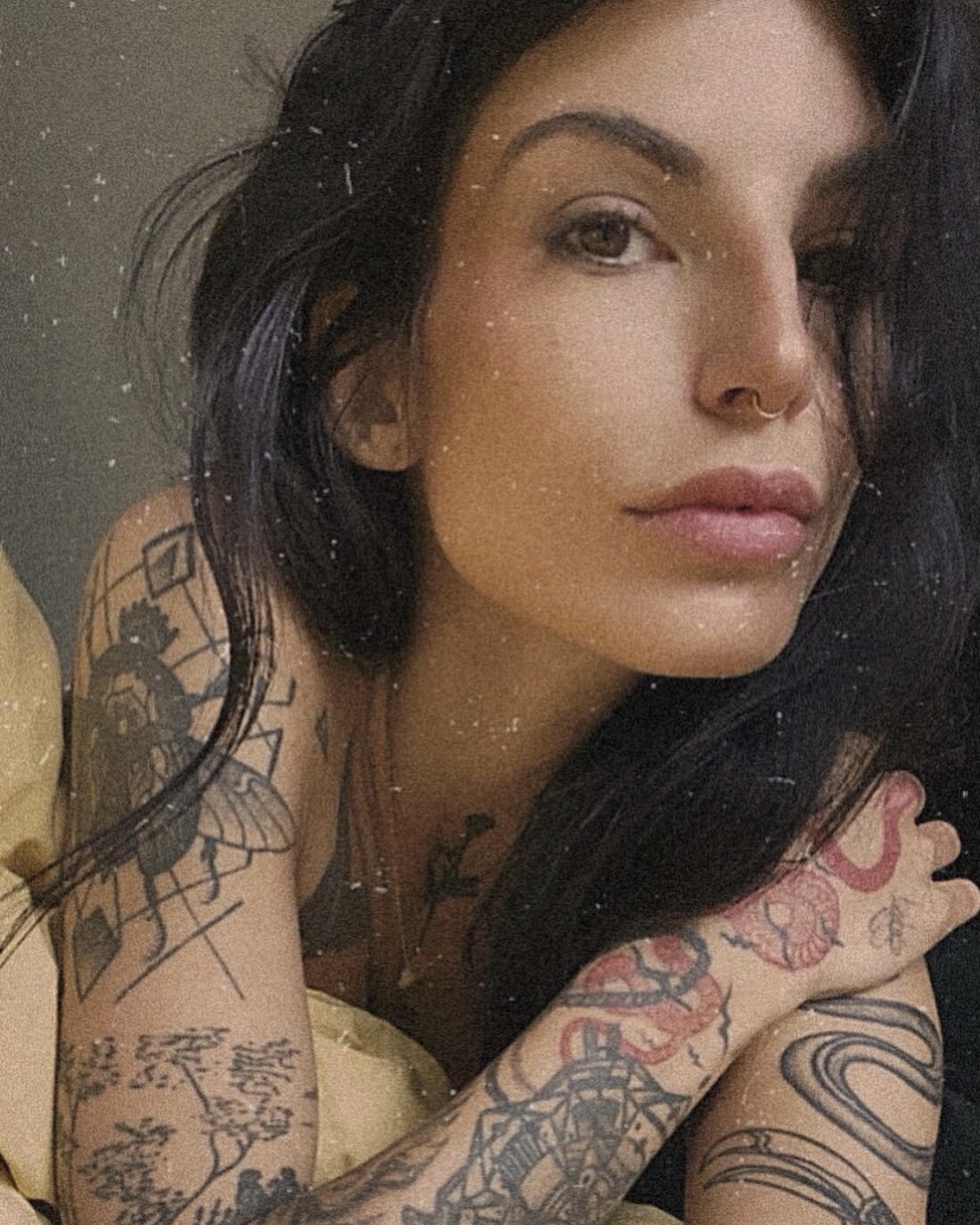 Lucie tattoo model