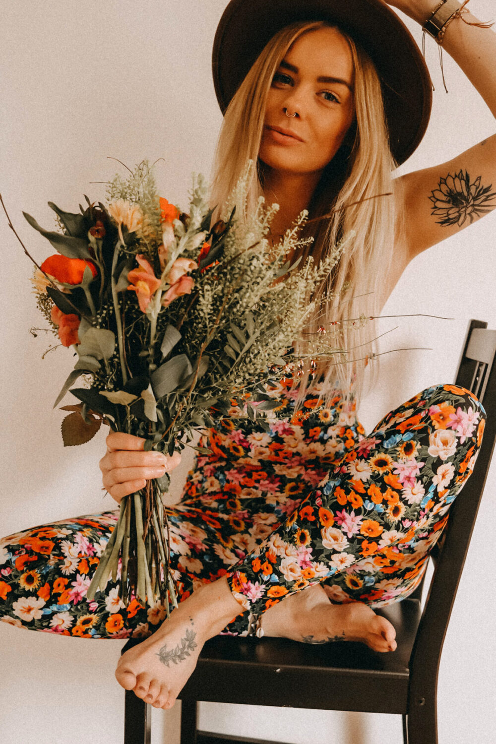 Anna Pompana, modelo tatuada