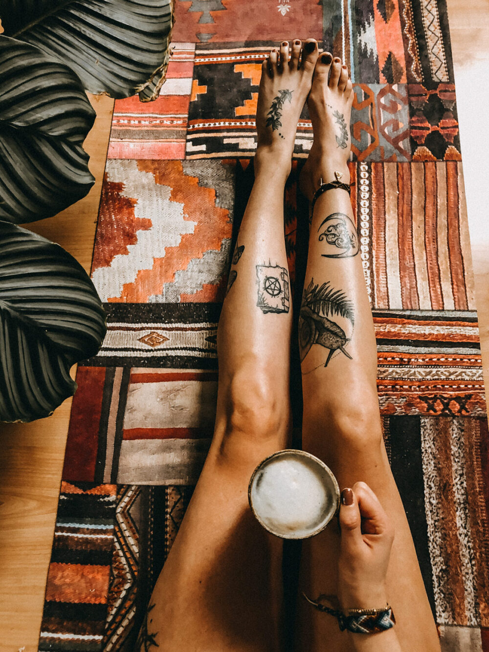 Anna Pompana, modelo tatuada