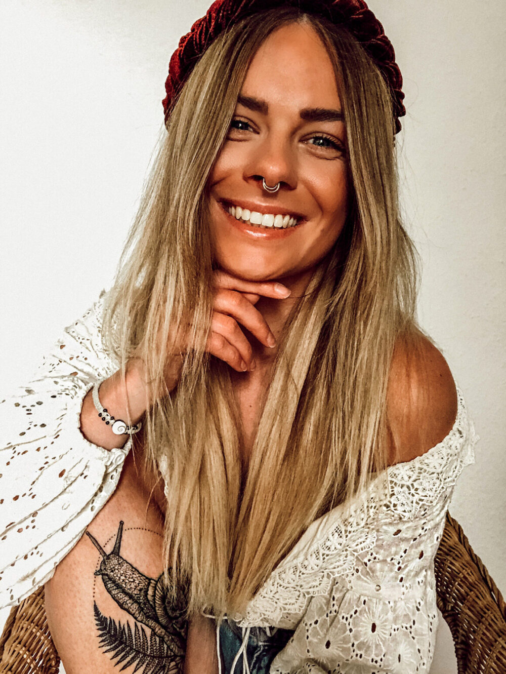 Anna Pompana, modelo tatuada