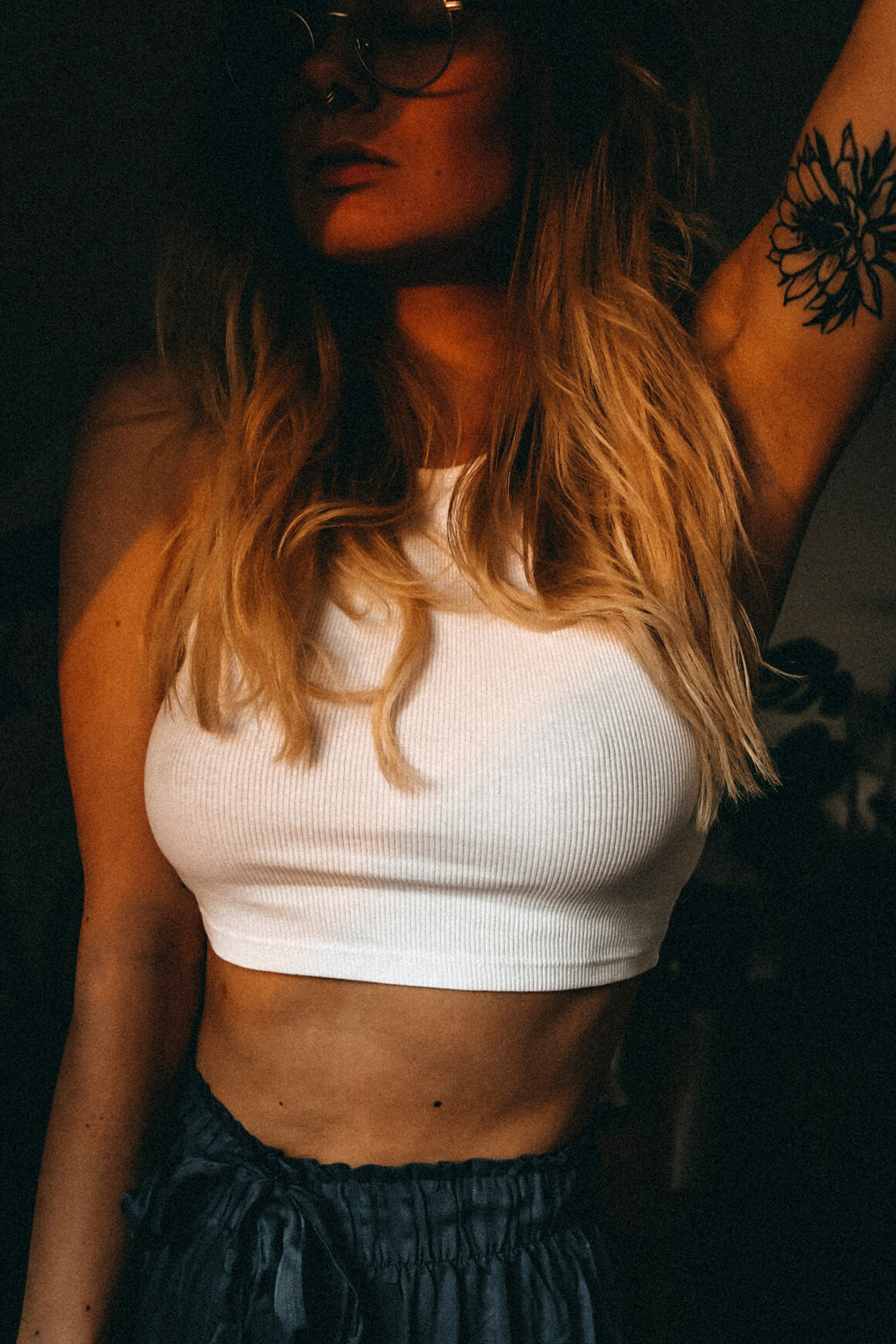 Anna Pompana, modelo tatuada