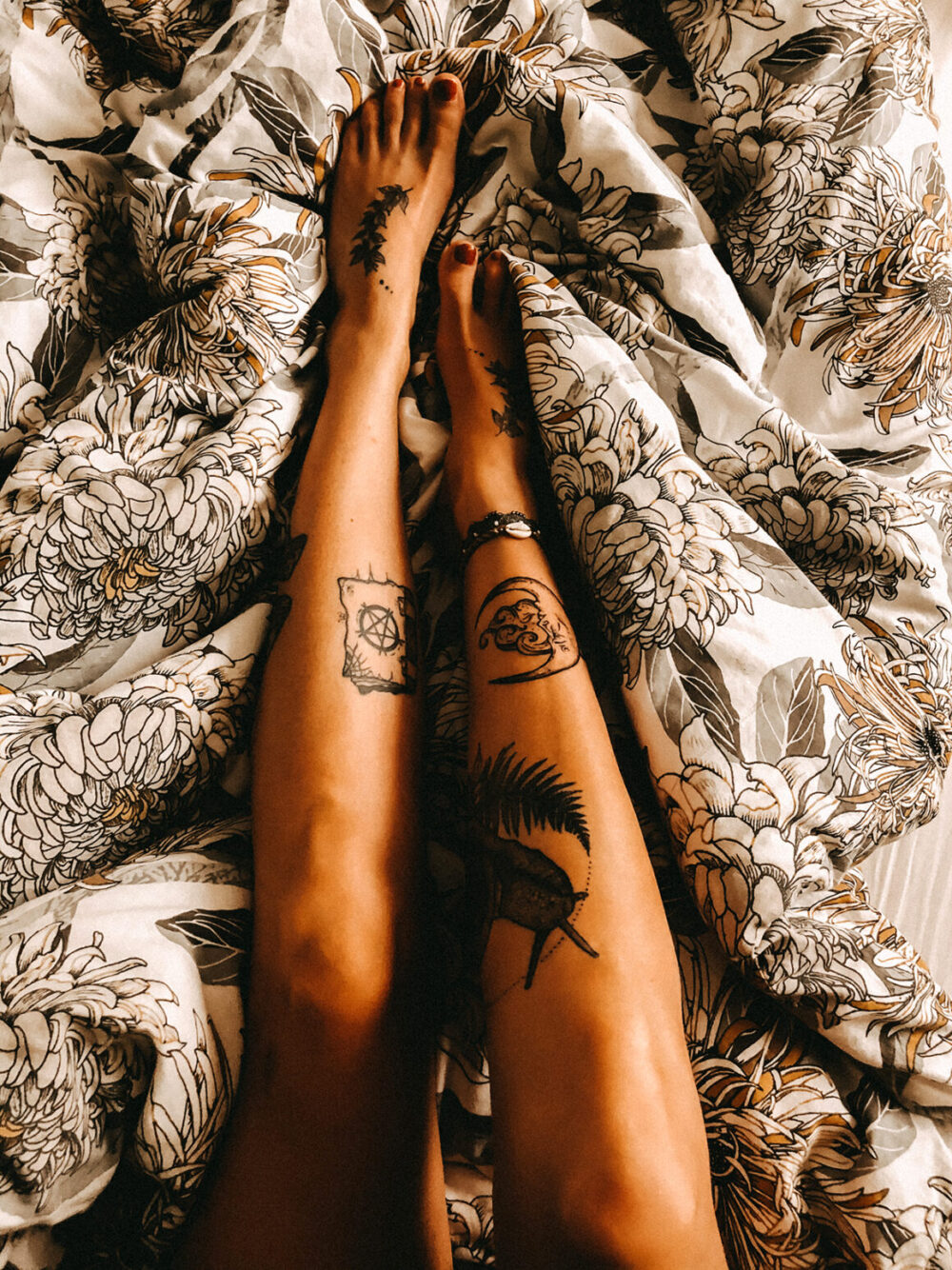 Anna Pompana, modelo tatuada