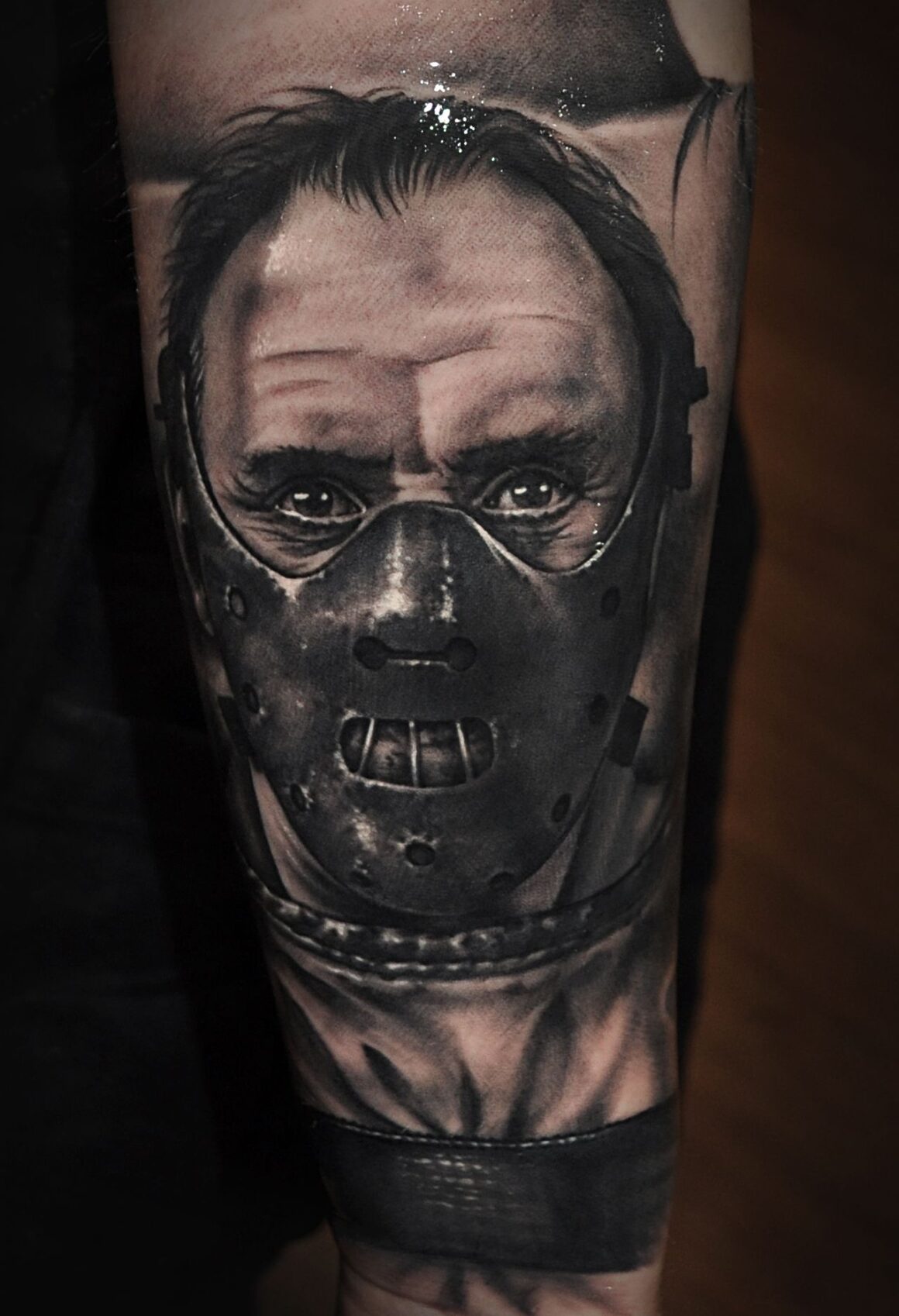 Baby Hannibal Lecter Tattoo Design