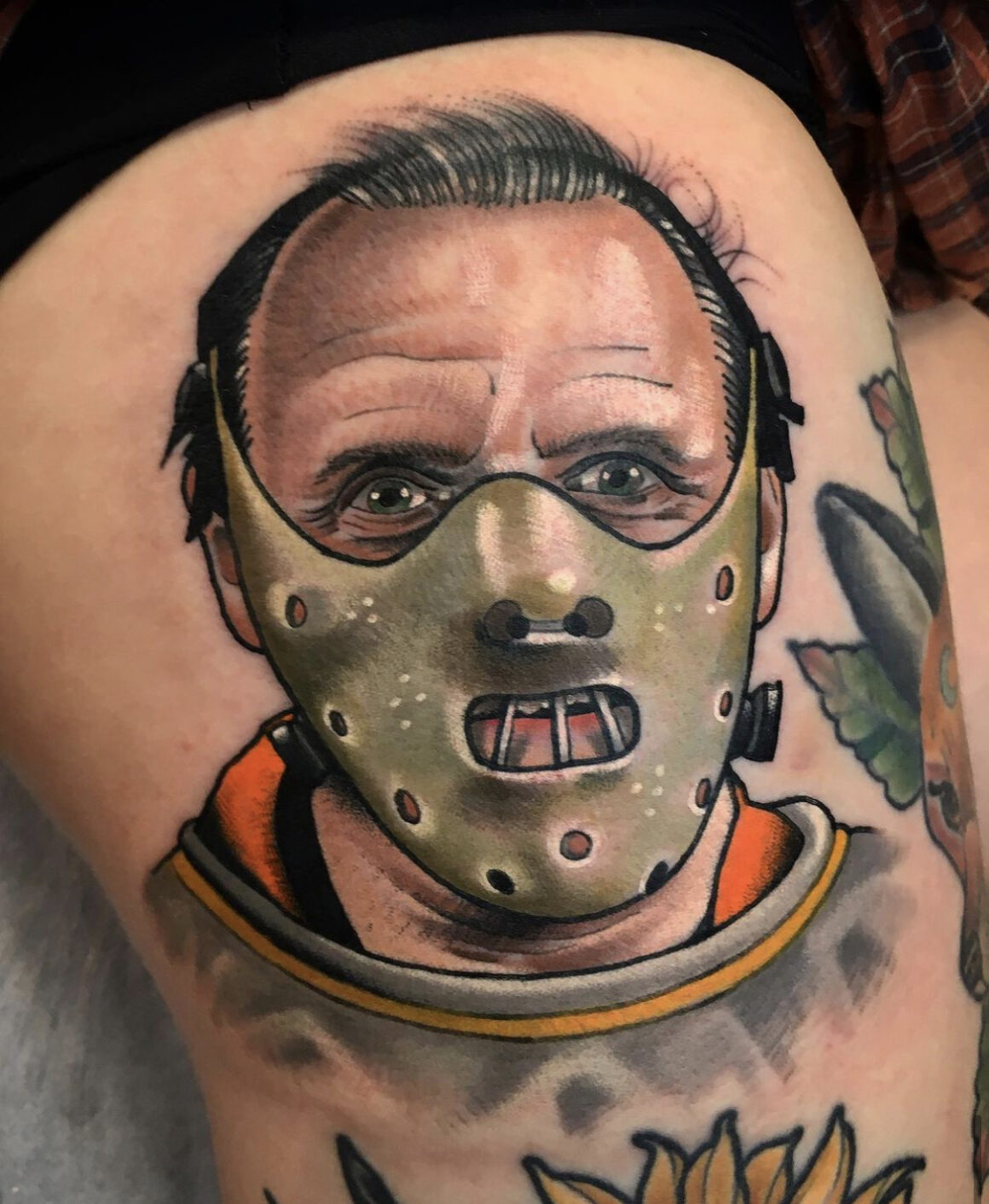 Hannibal Lecter tattoo by Alex Rattray Ink  Post 14107