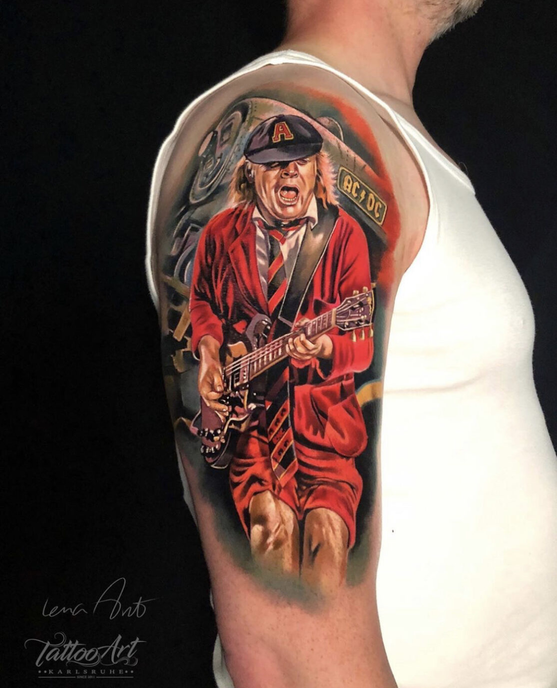 ACDC  Más en poltattoostudio Jerez   tattoo acdc rock tatuaje  jerez andalucia tattoolive thebesttattooartists radtatto   Tätowierungen Tattoo ideen