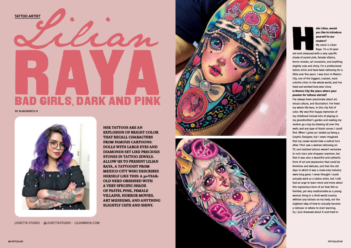 Lilian Raya: Bad girls, dark and pink