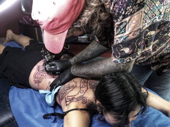 Mariscuis with Guy le Tatooer