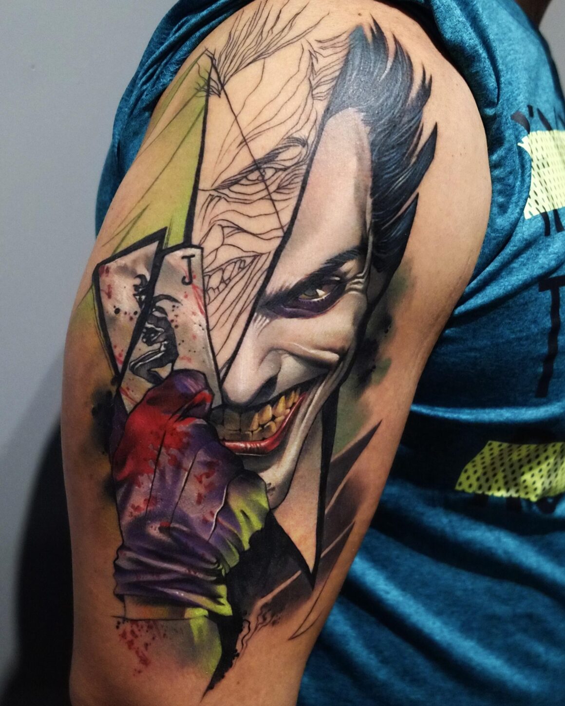 Joker tattoo by Ksenia Vaykhel | Photo 23836