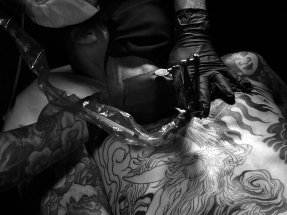 Portrait by by Maud Dardeau Tatouages, Bordeaux, France