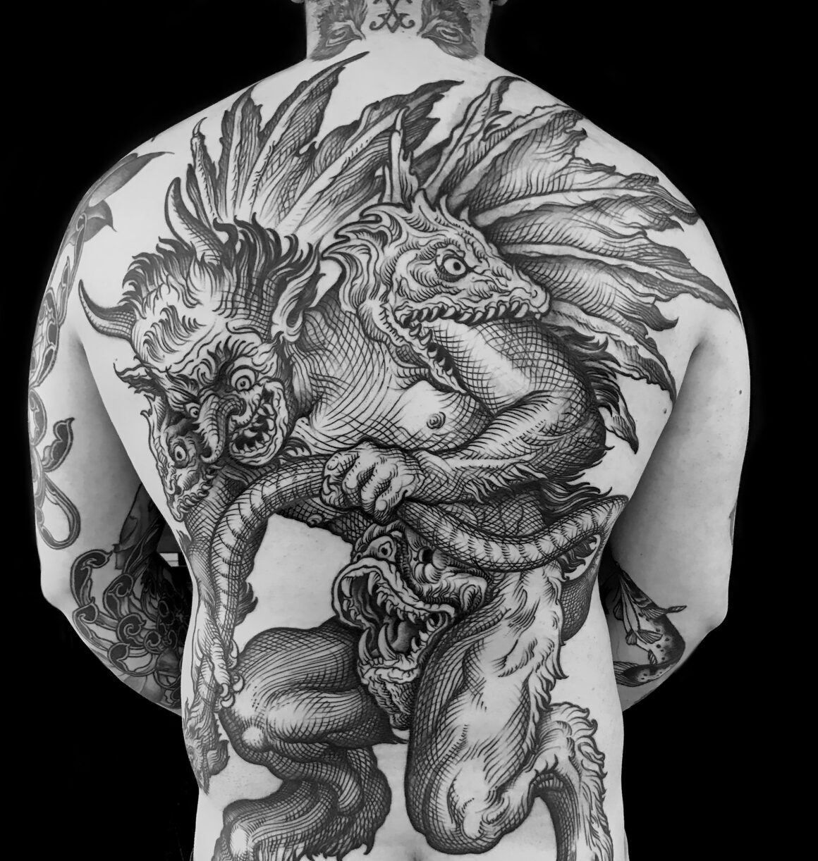 Satanerie by Maud Dardeau Tatouages, Bordeaux, France
