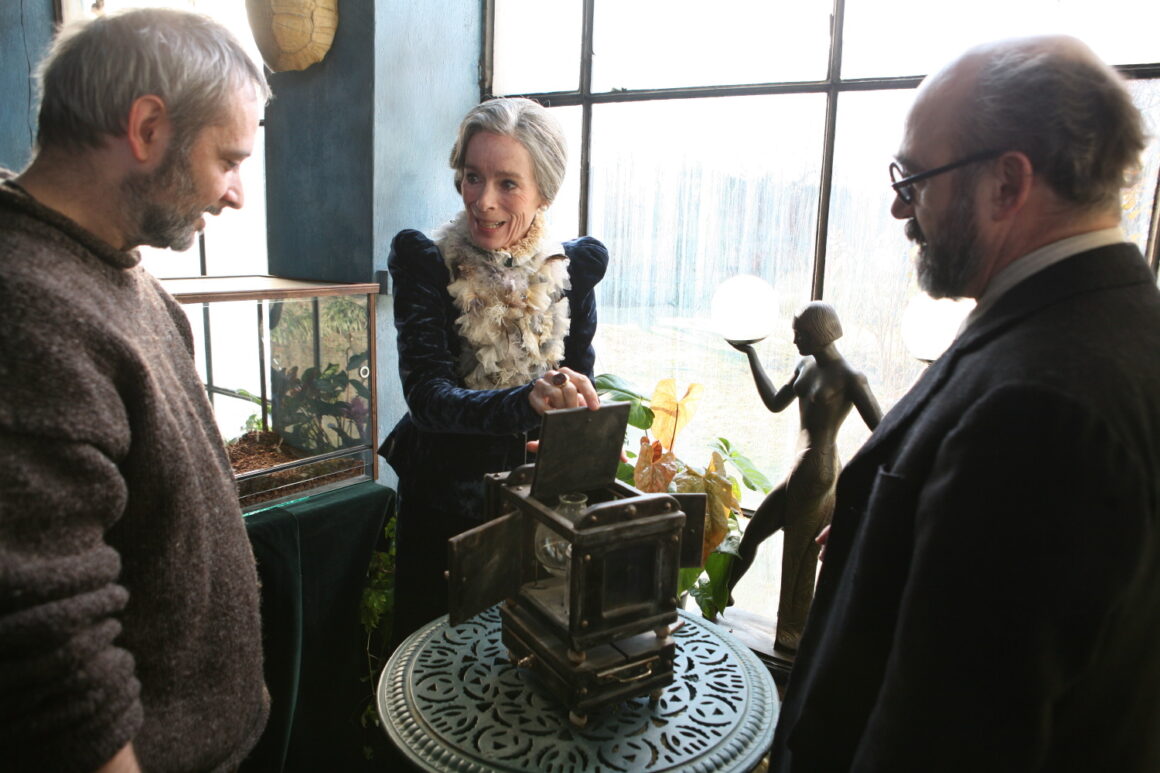 Stefano Bessoni on set
