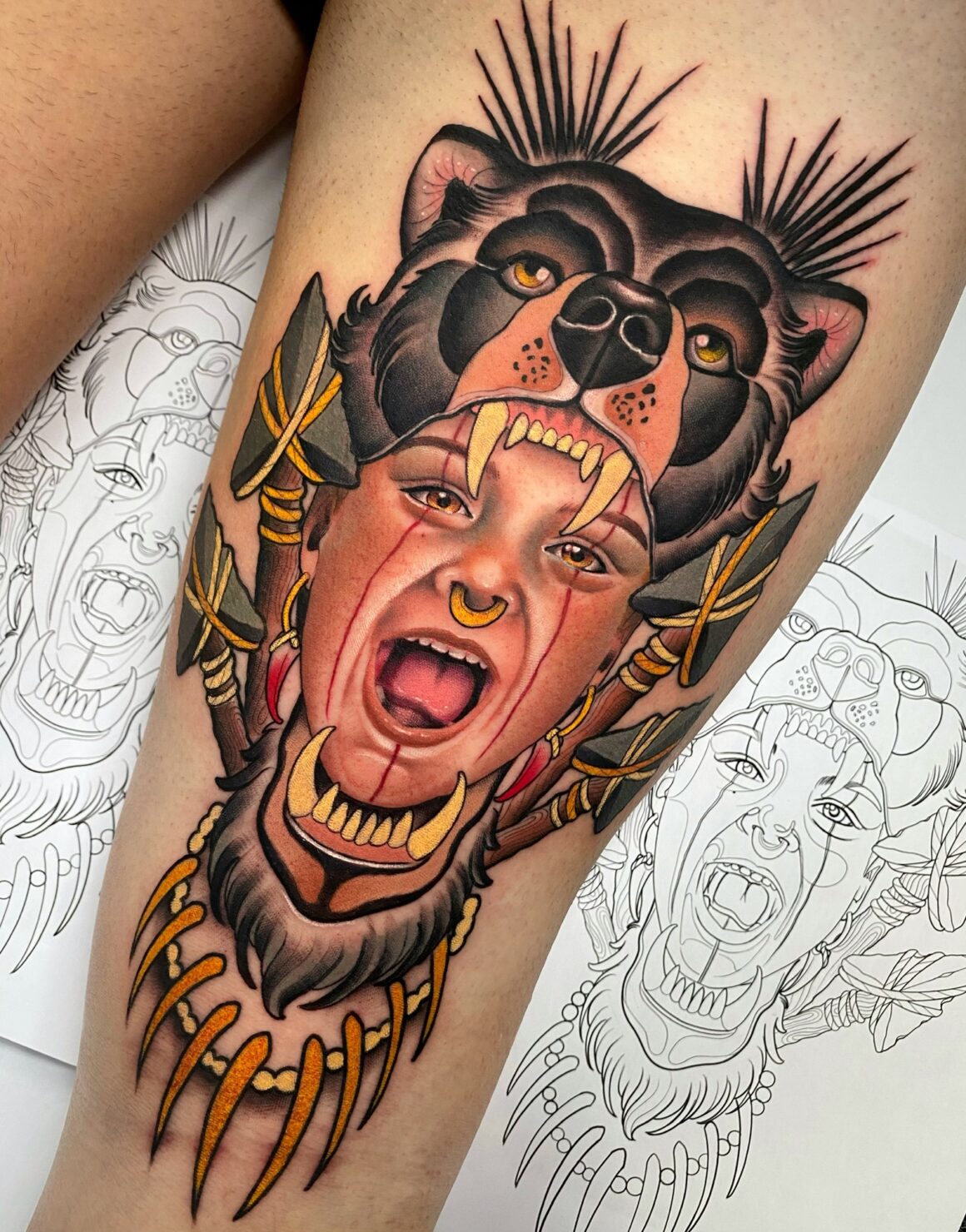 Viviana Calvo, Soho Tattoo Malaga, Malaga, Spain