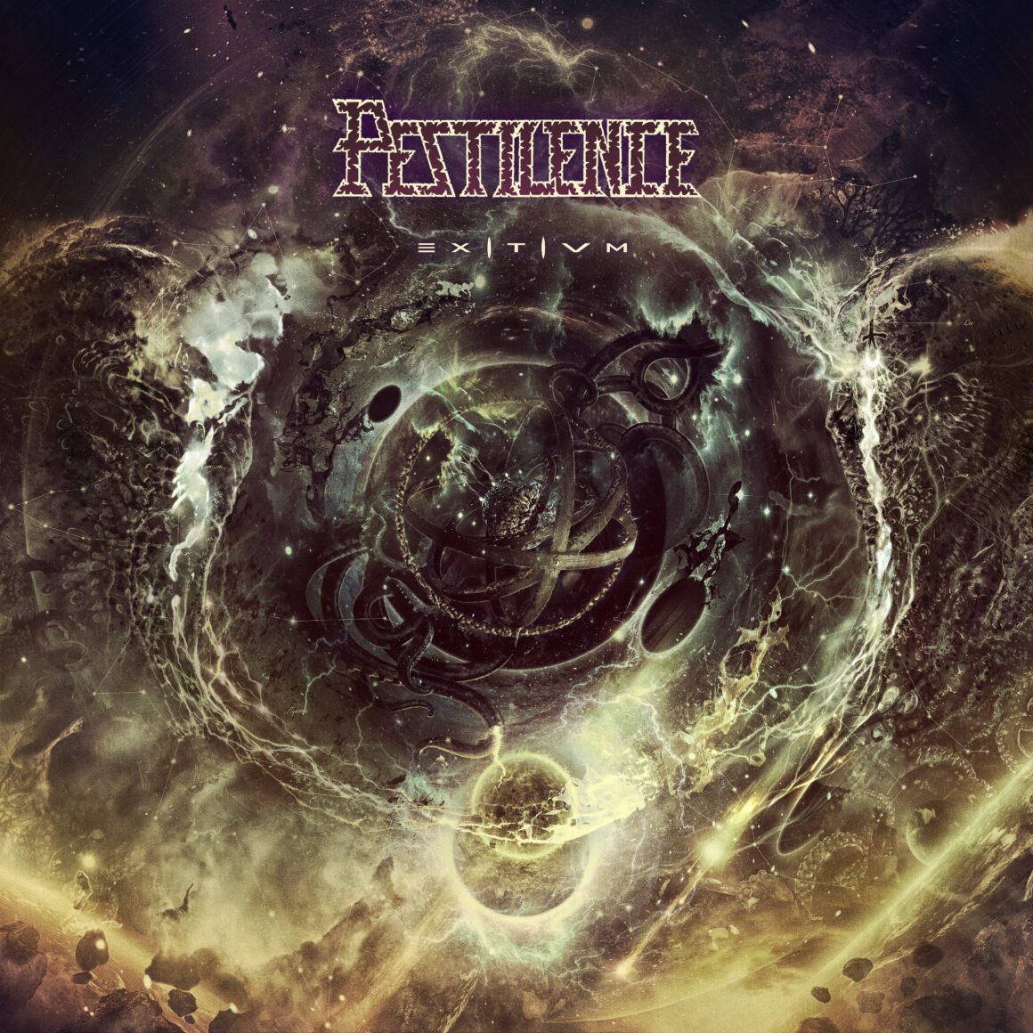PESTILENCE album cover by Michał 'Xaay' Loranc