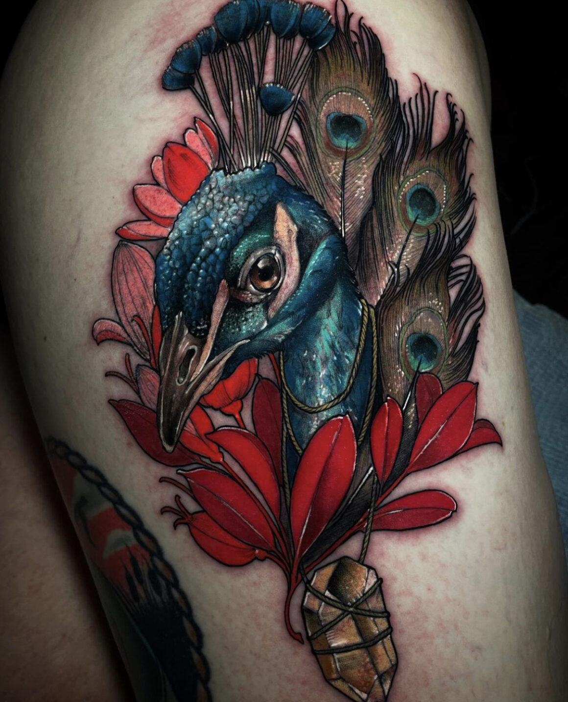 45 Beautiful Peacock Tattoo Designs with Meaning