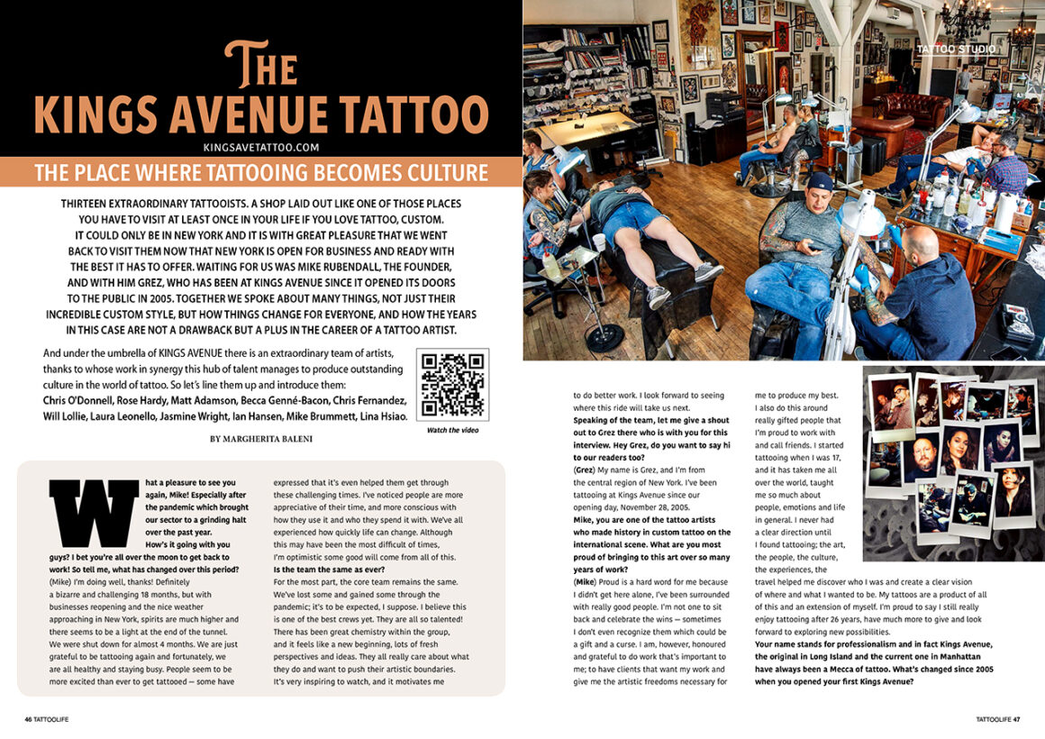 The Kings Avenue Tattoo: The place where tattooing becomes culture