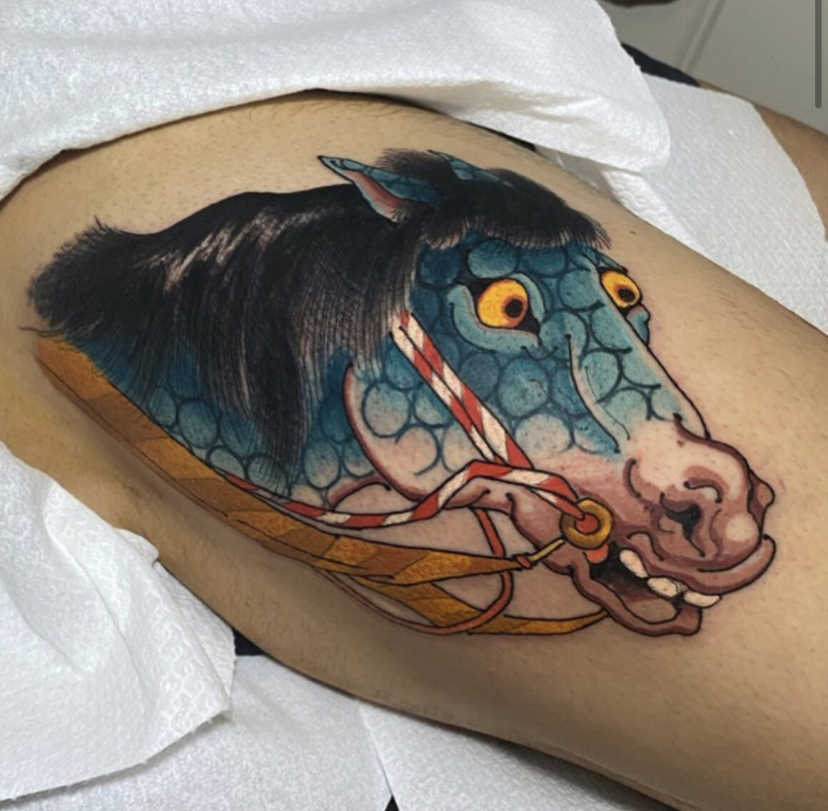 Alejandro Monea, Cobra Tattoo, Madrid, Spain