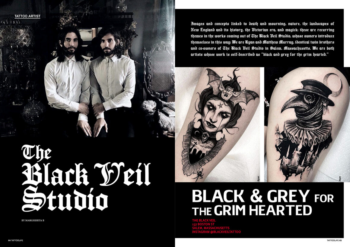 The Black Veil Studio: Black & Grey for the grim hearted