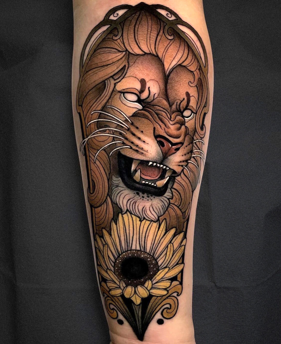 Lion Tattoos: What Do They Mean? (With Pictures) - Iron & Ink Tattoo-cheohanoi.vn