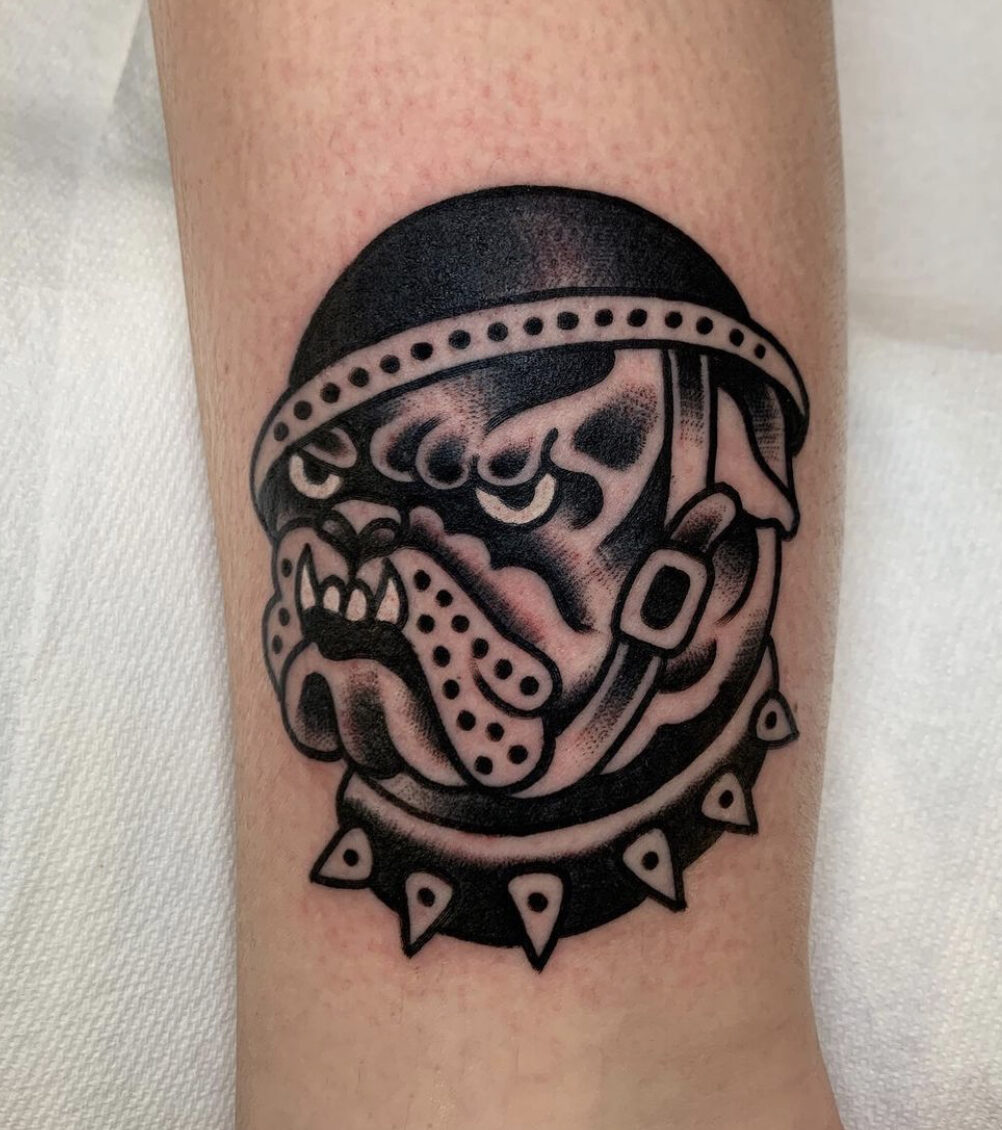 Hold Fast Tattoo Studio - Got in touch with my inner Anglo Saxon today. Art  work from a shield taken from Sutton hoo. Big thanks to Glenn for getting  something different today! @