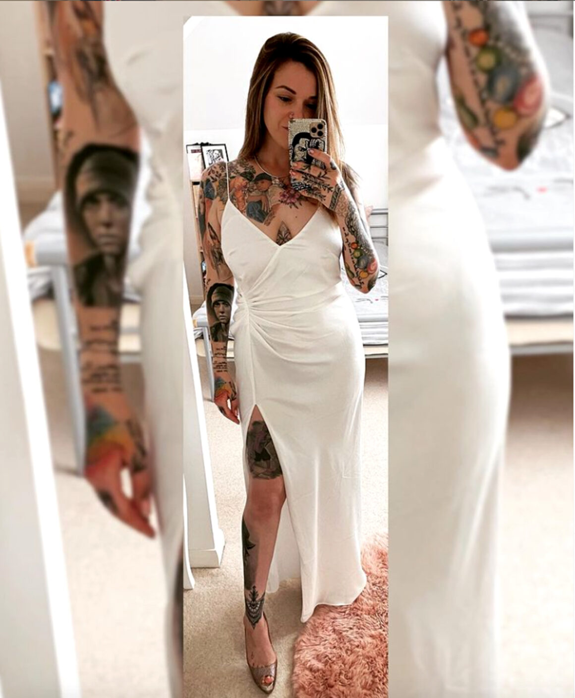 NIkki Crazy Eminem, Tattoo Model