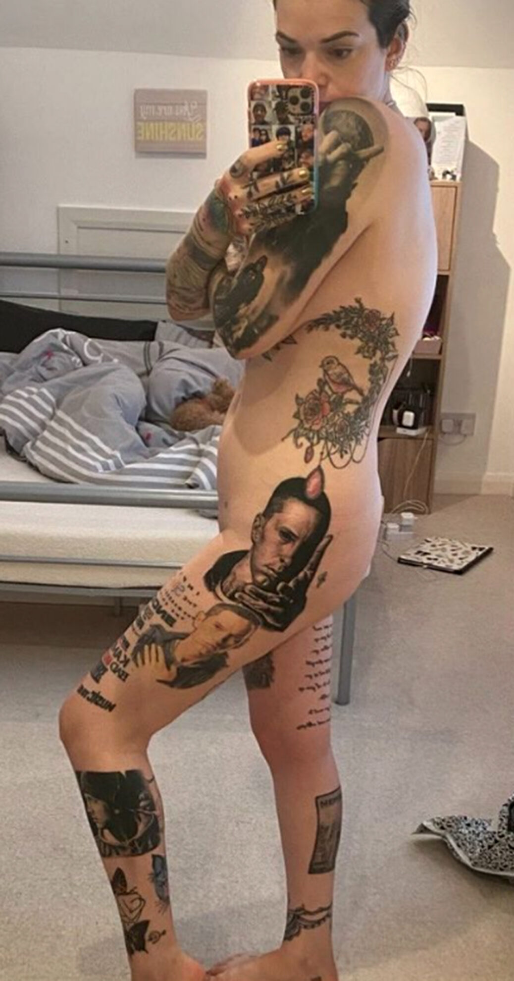 NIkki Crazy Eminem, Tattoo Model