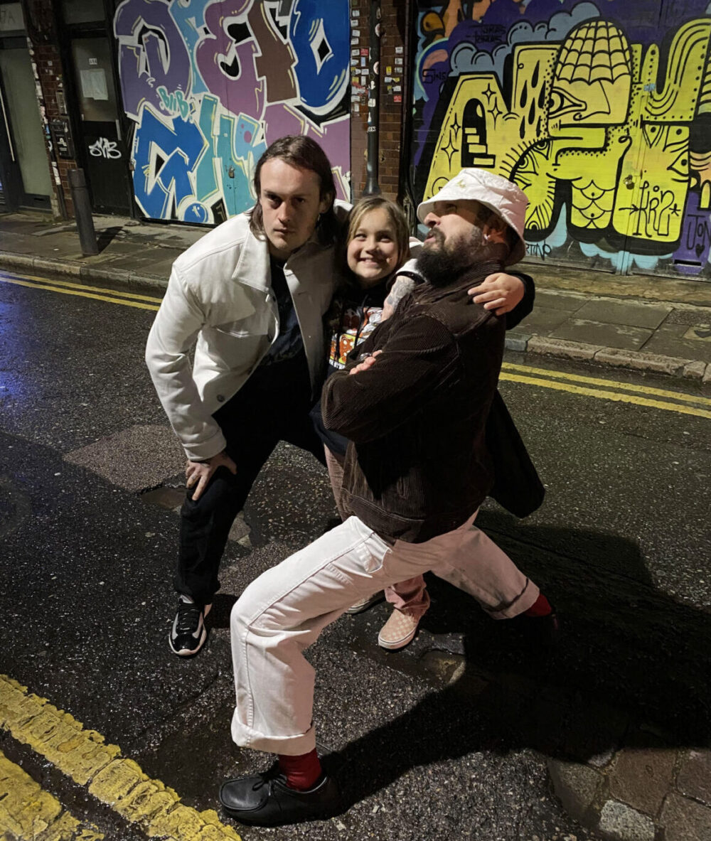 Jordan Baxter, Roick Furze and Jordan Teear at the event