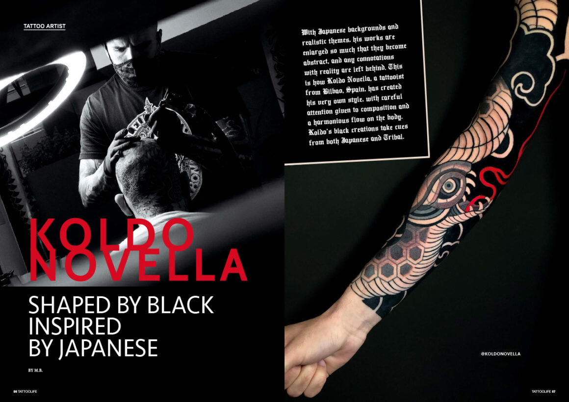 Koldo Novella: Shaped by black, inspired by Japanese