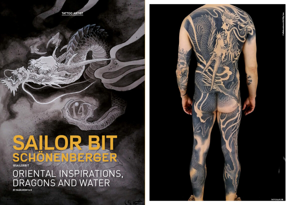 Sailor Bit Schönenberger: Oriental inspirations, dragons and water