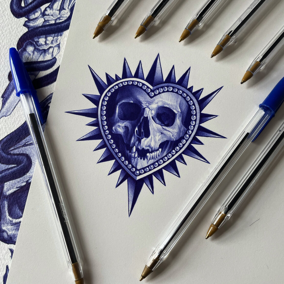 Sketch by Ben Dunning, @bendunningtattoo