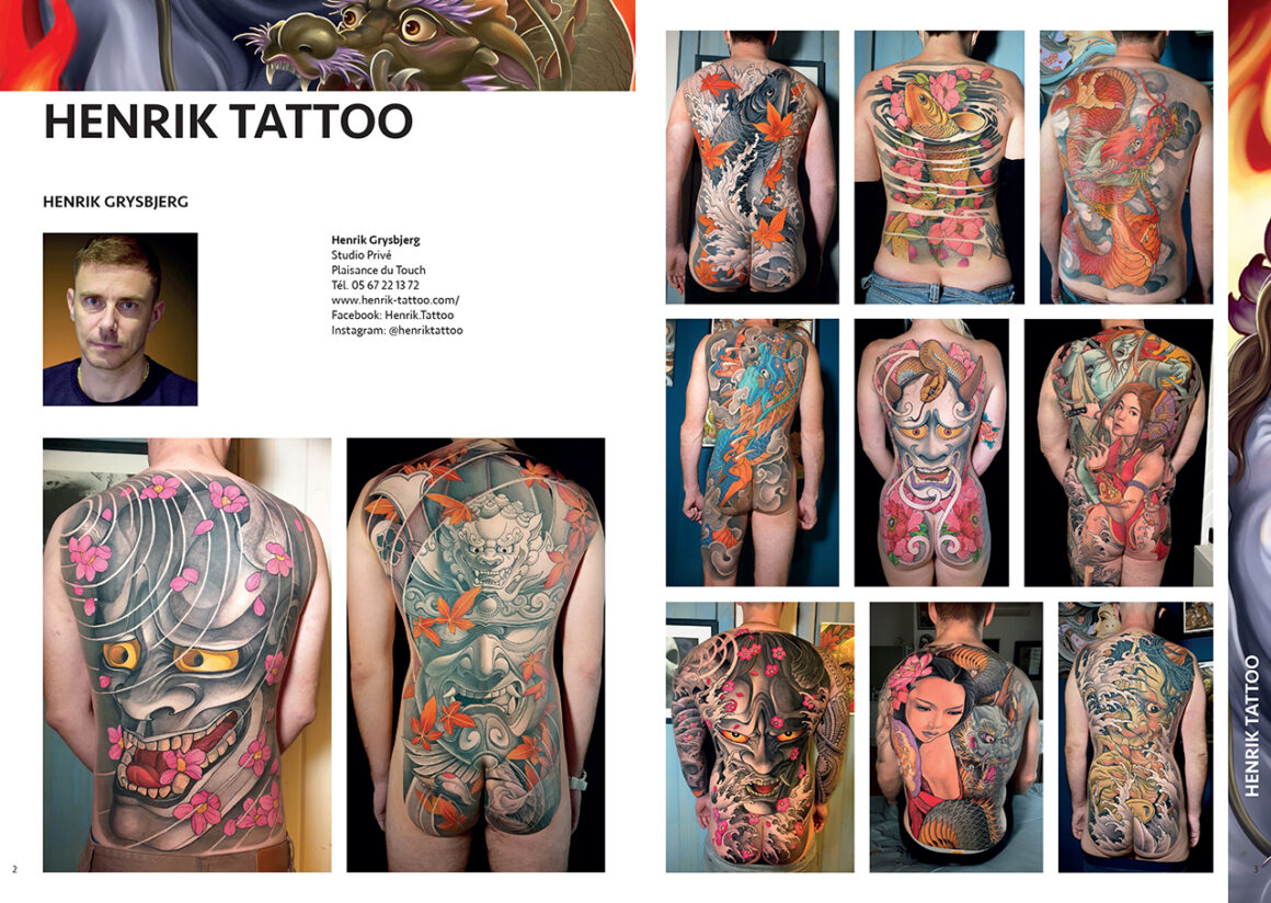 Henrik Tattoo, French Tattoo Artists Yearbook 2021-2022
