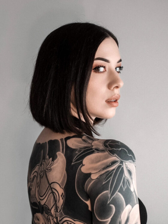 Alice Rossetti, tattoo model