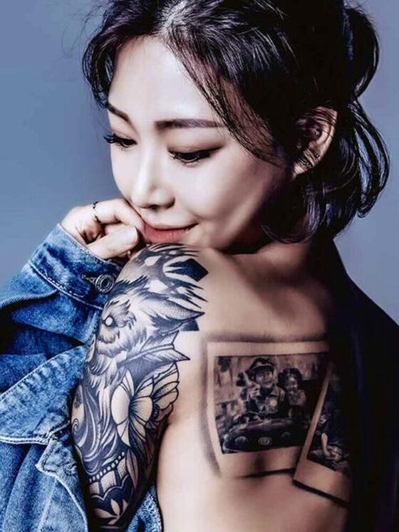 Soyeoun Kim, tattoo model