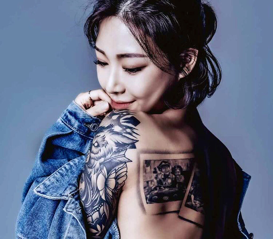 From South Korea the tattoo model Soyeoun Kim - Tattoo Life