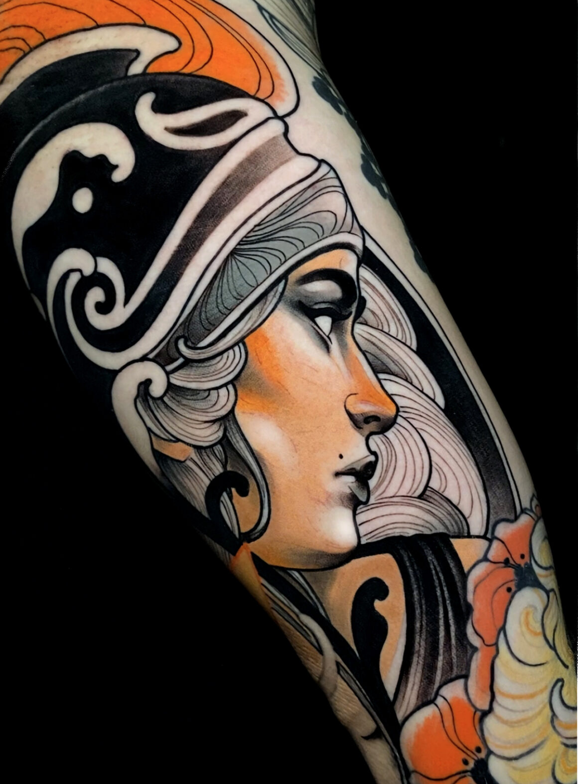 Where Nouveau and Deco Meet Neo Traditional Tattoos  Tattoodo