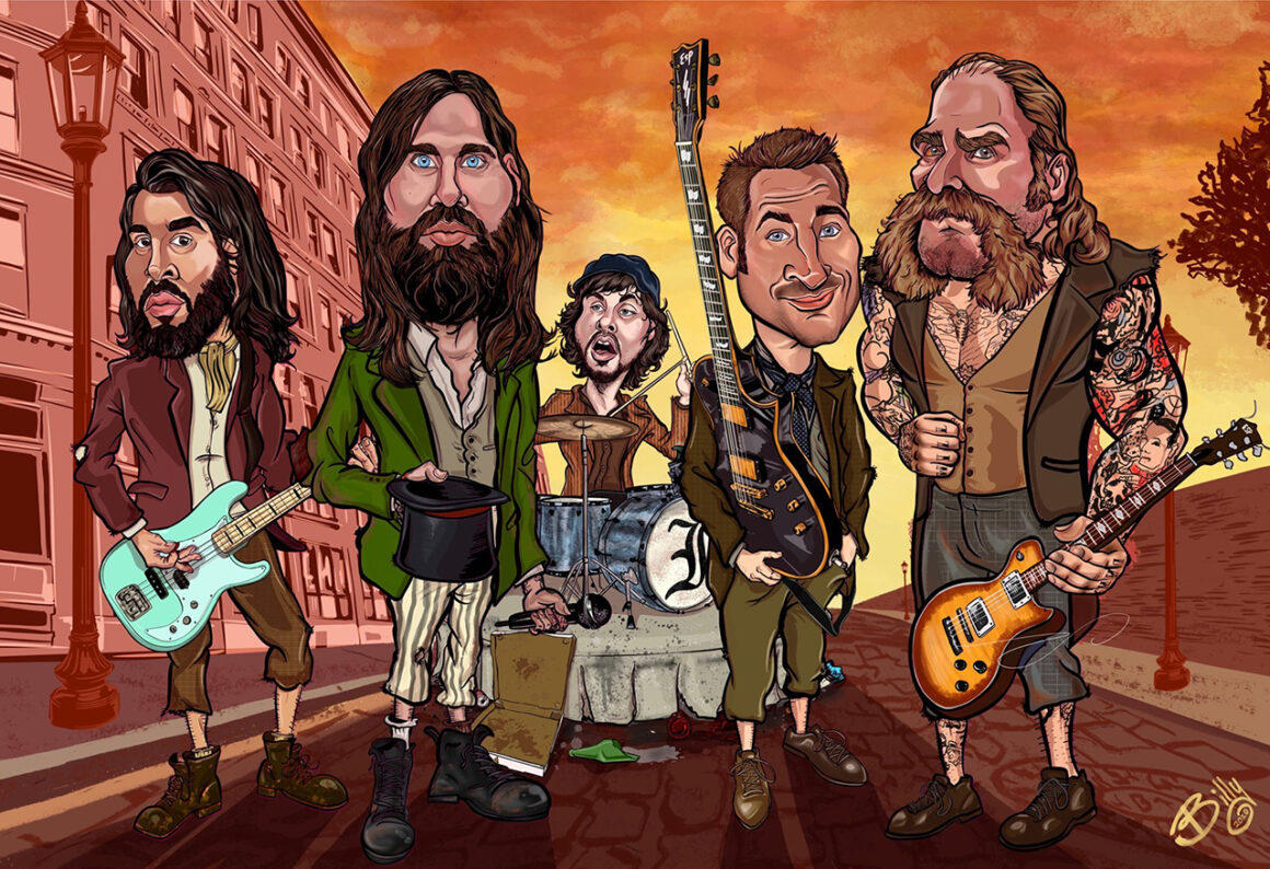 Every Time I Die caricature