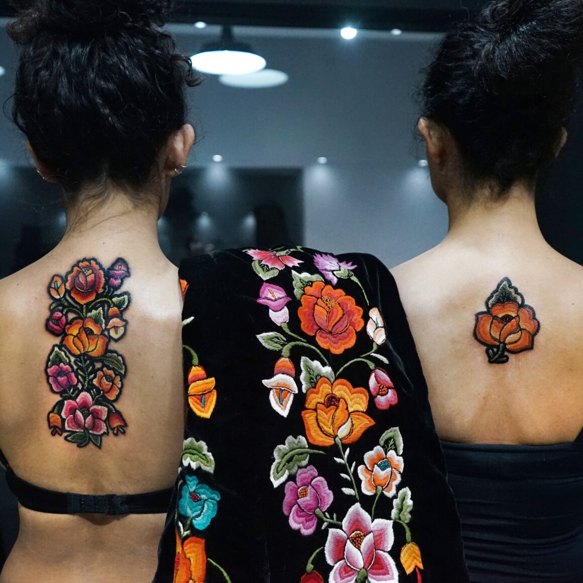 Mexican Tattooist Creates Embroidery Tattoos Inspired by Her Culture