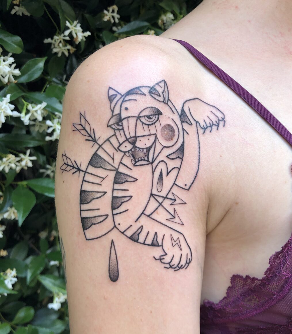 Tattoo by Lucille Ninivaggi, @lucille_roots