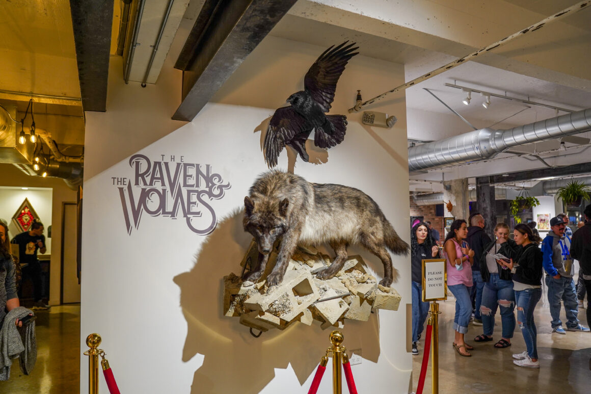 The Raven and The Wolves exhibition