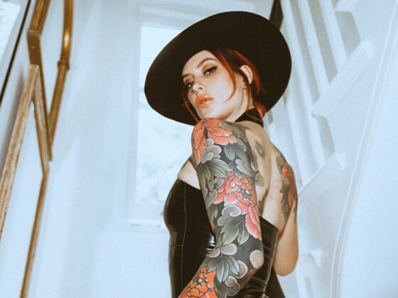 Adreena Angela, tattoo model, @adreenaangela