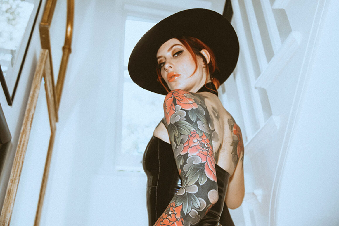 Adreena Angela, tattoo model, @adreenaangela